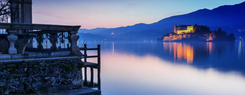 Foto dal lago d'Orta