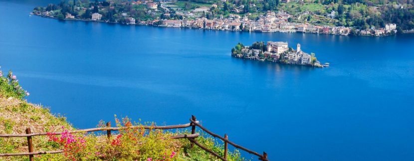 Foto dal lago d'Orta