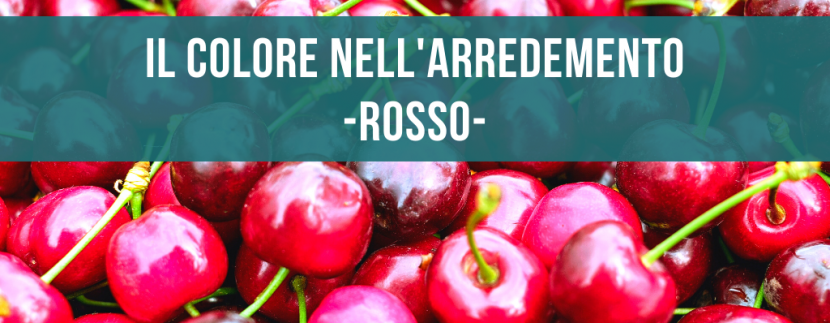 Il colore nell'arredamento -rosso-