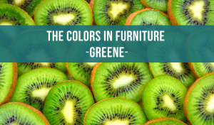 The colors in furniture - green
