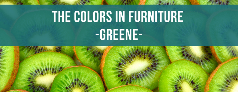 The colors in furniture - green