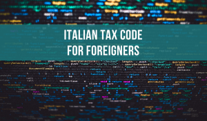 Italian tax code for foreigners