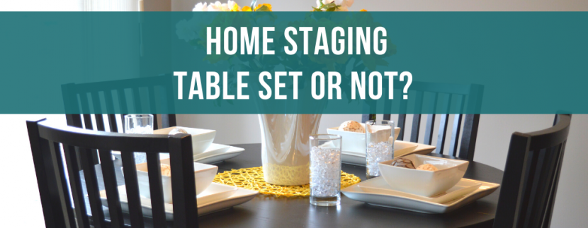 Home staging - table set or not?