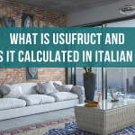 What is usufruct and how is it calculated in Italian law?