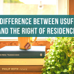 The difference between usufruct and the right of residence in Italian law