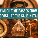 How long does it take from the proposal to the sale in Italy?