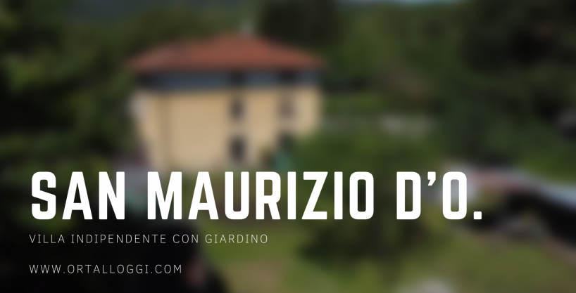 SAN MAURIZIO Casa con giardino e posti auto vicina al lago