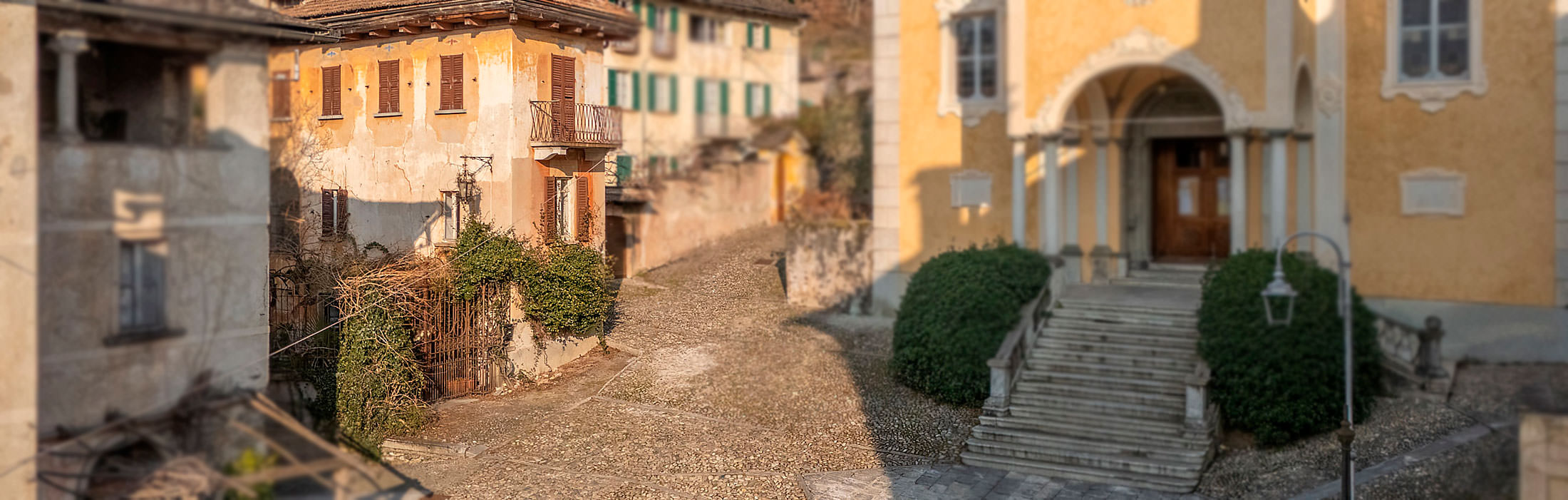 ORTA Portion of a historic villa with garden