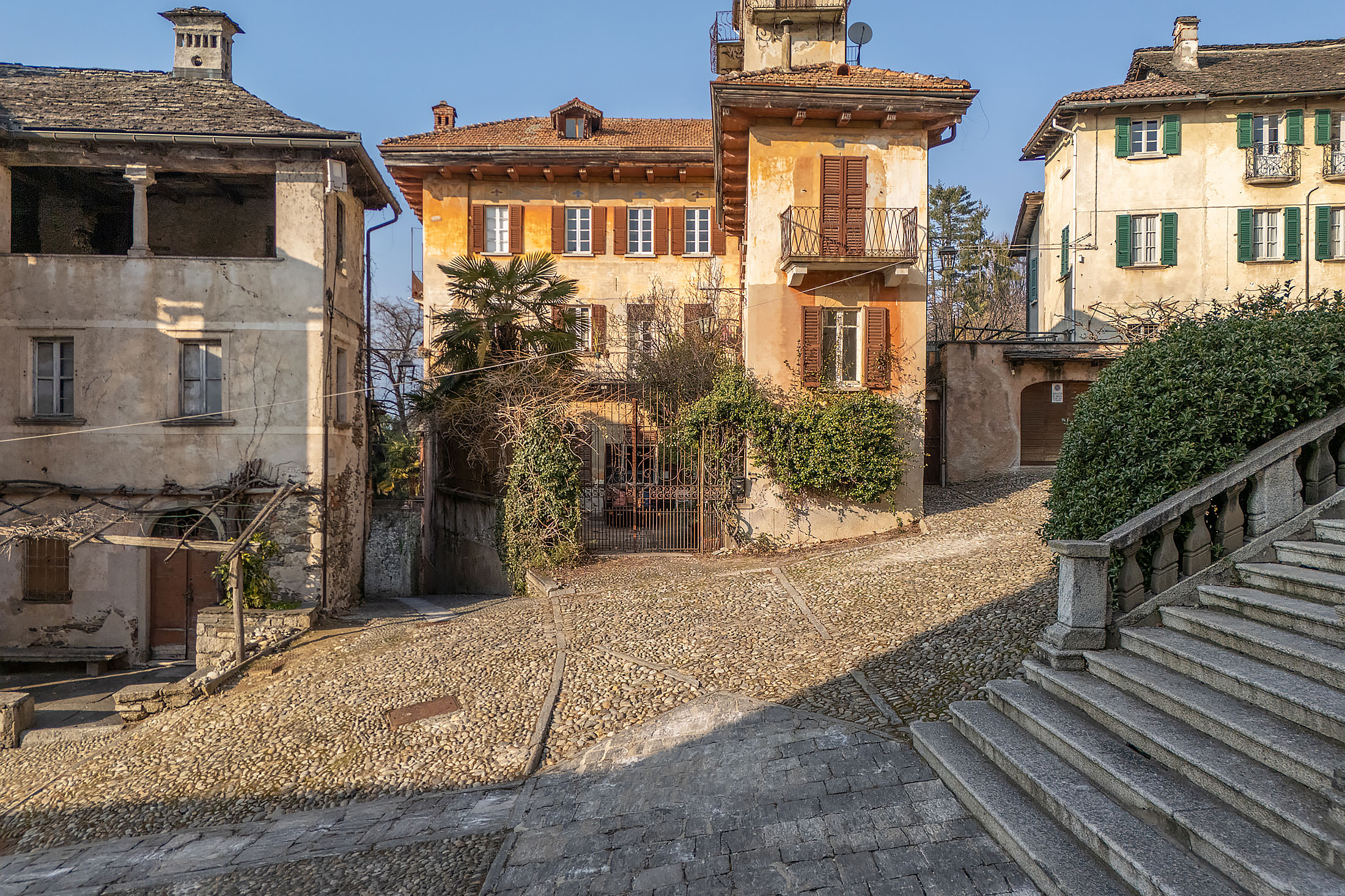 ORTA Portion of a historic villa with garden