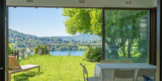Protetto: MIASINO Appartamento con giardino e vista lago esclusiva