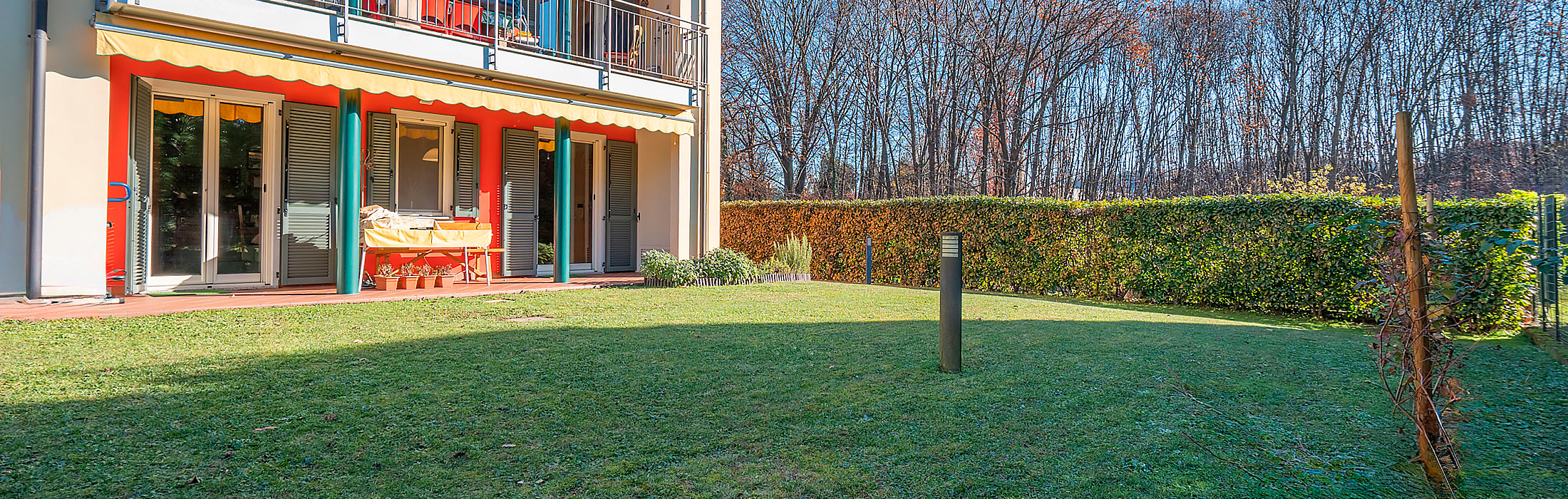 SAN MAURIZIO D’OPAGLIO Appartamento con ampio giardino privato e autorimessa